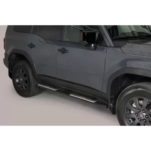 Side Steps Toyota Land Cruiser 250 2025 - Flat, Black