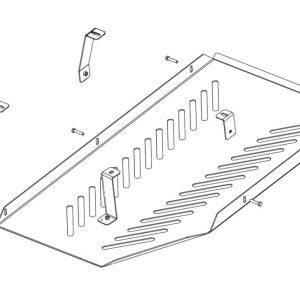 Fuel Tank Skid Plate MAN TGE 2018–2021 Aluminum