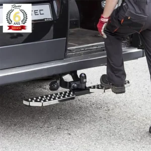 Rear Step MAN TGE 2017+ Inox 600mm Tow Hitch