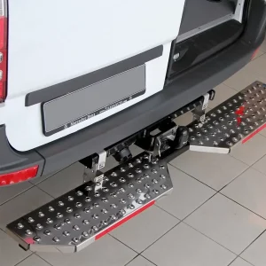 Rear Step MAN TGE 2017+ Inox 1700mm Tow Hitch