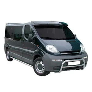 Sun Visor Renault Trafic 2002–2014 Black Polypropylene – No Drill